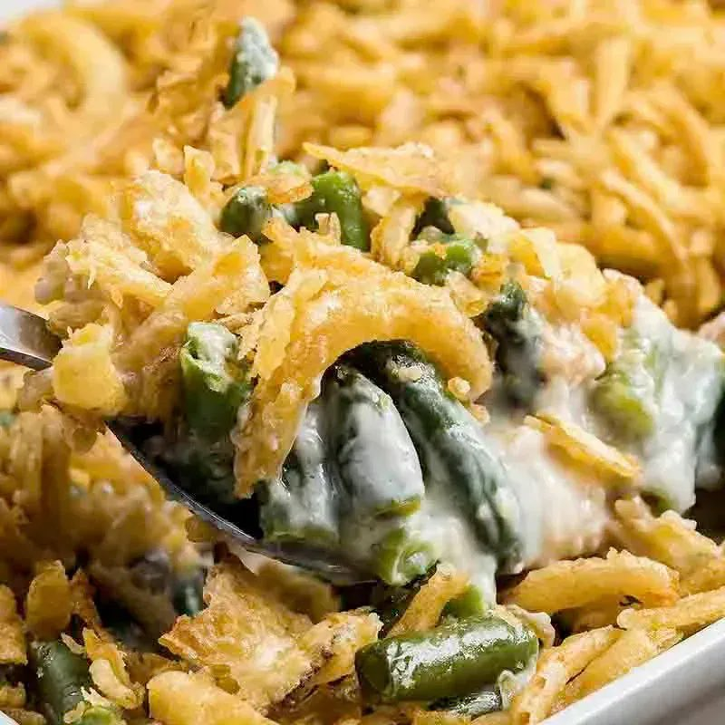 weekley's tweet photo. OTD in 1926, Dorcas Bates Reilly was born. She created the classic Green Bean Casserole recipe in 1955 while working in the home economics department at the Campbell's Soup Company in Camden, NJ for a feature article for the Associated Press. #INorOUT on #HOTLINE at 5:25. https://t.co/QDC2y1B6lX