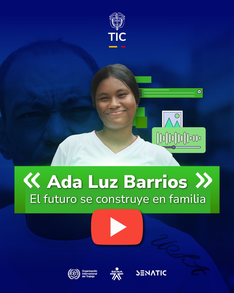 OITAndina's tweet photo. 🌱 Los sueños se construyen con preparación. Ada Luz lo sabe y gracias a #SENATIC hoy fortalece sus conocimientos para alcanzar un mejor futuro. Junto a su padre, nos cuenta cómo esta experiencia ha transformado su vida. 💻✨

🎥 Dale click y conócela 👉https://t.co/v8j1DtiotE https://t.co/OCJyhFXtGa