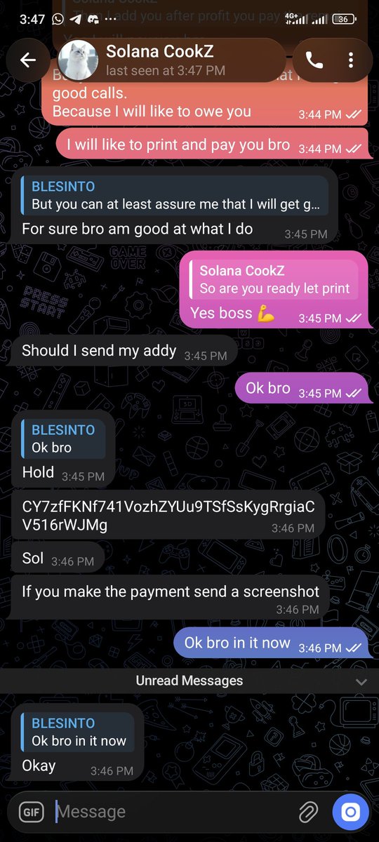 James_smiths2's tweet photo. @solanacookz This guy is a scammer don't fall for it
He scammed @BLESINTO_ 

All these are fake.
He will block me after seeing this https://t.co/uP3RP59JXt