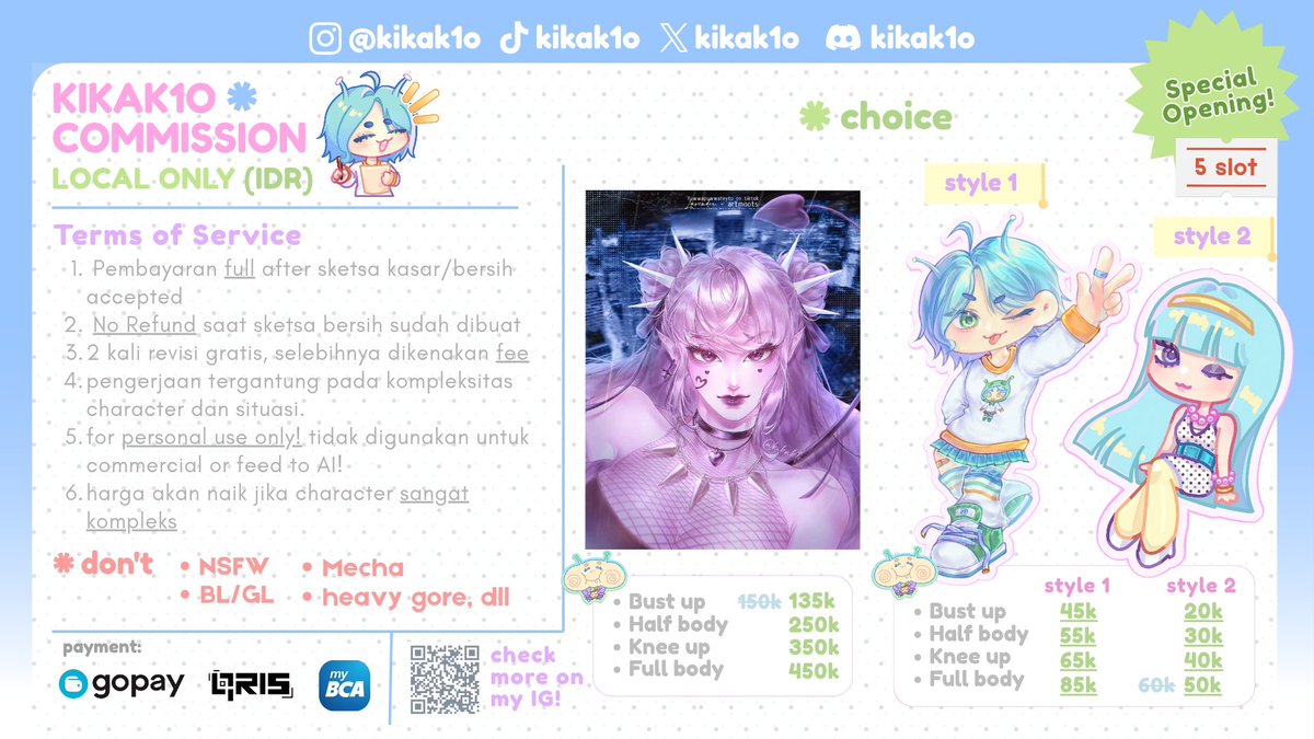 kikak1o's tweet photo. HELLO!! Dm me on my IG and Tiktok if you interested!! I am waitingg🥹
 
• IG : https://t.co/IfGjf0Jsyf
• Tiktok :
https://t.co/LRtxXQR1Y6 

🛵...
#commission #artcommission #art #needmoneyasap https://t.co/5VnsgmPvlP