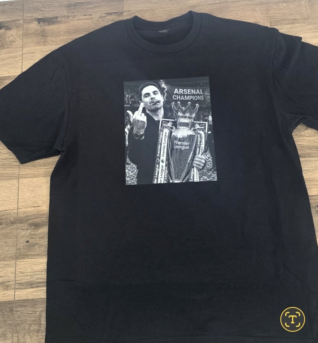 sliney66's tweet photo. 🚨 ⚠️ COMPETITION ⚠️ 🚨 
WIN ONE OF OUR NEW ARTETA T-SHIRTS. TO ENTER JUST LIKE, FOLLOW AND RETWEET. DRAW TO BE MADE SUNDAY.
AVAILIABLE TO BUY NOW AT https://t.co/2fEenKoeu3 
#ARSENAL #CHAMPIONS #AFC #ARTETA https://t.co/0NqGSzMULv