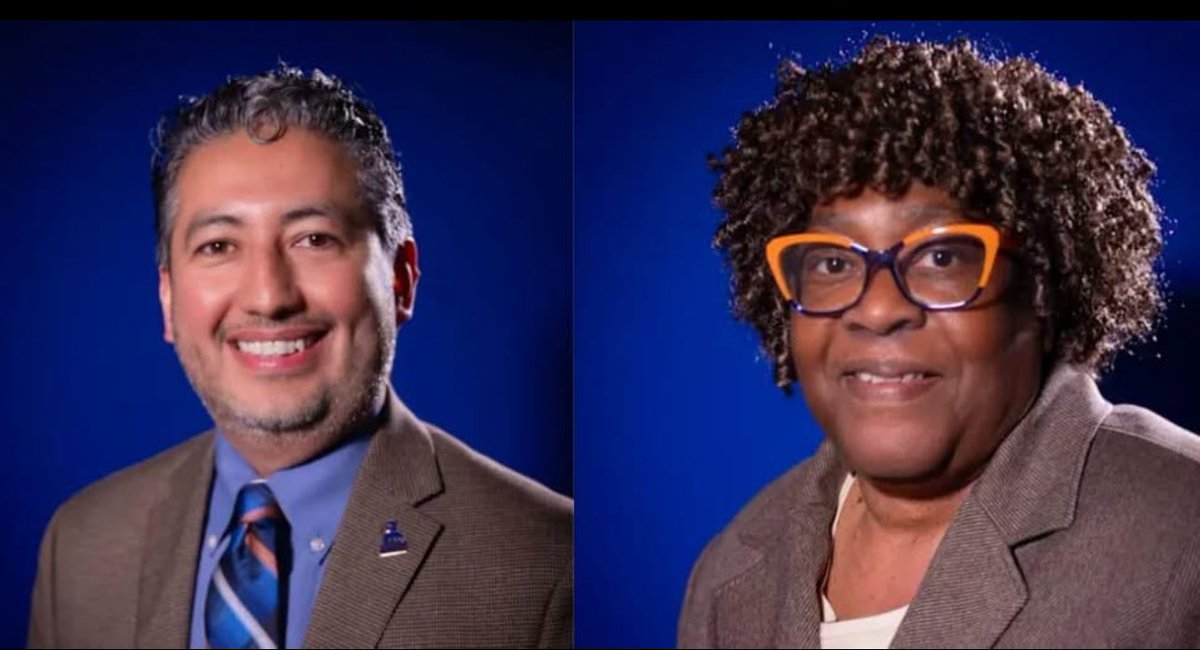 kckschools's tweet photo. The KCKPS Board of Education has re-elected Mr. Randy Lopez to serve another term as Board President. The Board also re-elected Wanda Brownlee Paige as Vice President.

We congratulate President Lopez and Vice President Paige on their leadership roles. https://t.co/NQ6zJQcGe9