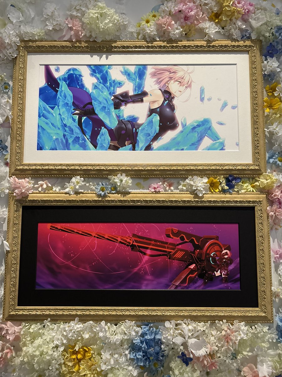a_k563's tweet photo. ここどんどん周りの花に"色彩"が入っていって展示方法神すぎる... https://t.co/tPZlKtydu3