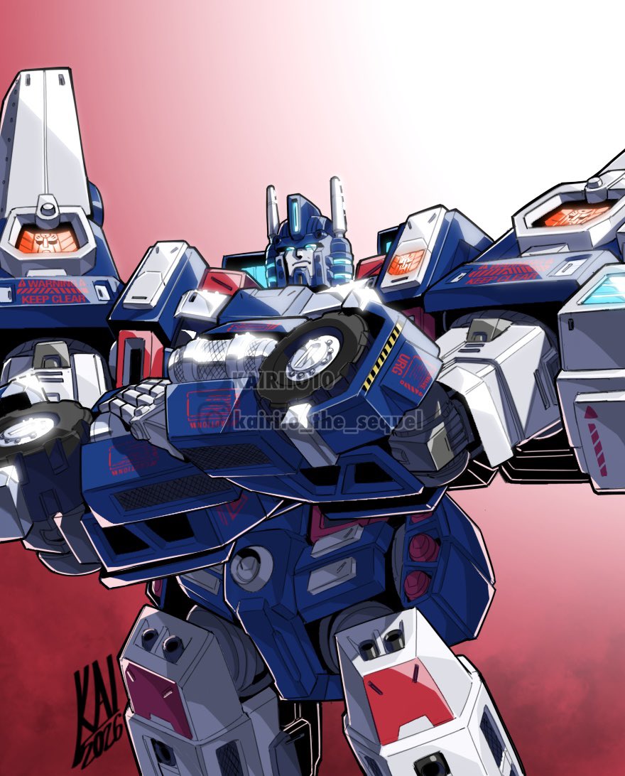 Kairito10's tweet photo. Paid art of my take on the walking hunk of heavy artillery, Ultra Magnus! https://t.co/T6nnf7zLZ2