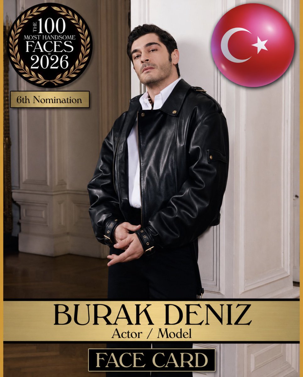 Burak_TrFanlari's tweet photo. Burak Deniz, Dünyanın En Yakışıklı Yüzleri Arasında👏🏼

Burak Deniz, TC Candler tarafından hazırlanan "The 100 Most Handsome Faces 2026" listesinde yer alarak üst üste altıncı kez aday gösterildi.✨

Dünyanın en yakışıklı, karizmatik ve etkileyici isimlerini bir araya getiren bu liste, uluslararası alanda en saygın platformlardan biri olarak kabul edilmekte ve dünya genelinde büyük ilgi görmektedir.✨

Bu adaylıkla BurakDeniz uluslararası konumuyla birleşen karizması ve çekiciliğiyle dünyanın öne çıkan isimlerinden biri olmayı sürdürdüğünü bir kez daha ortaya koymaktadır.✨

Siz sevenleride #BurakDeniz'i desteklemek için TC Candler'ın Instagram hesabındaki adaylık paylaşımıyla etkileşimde bulunabilir aynı zamanda TC Candler'ın Patreon platformu üzerinden de destek gönderebilirsiniz.✨

➡️ https://t.co/Xj8yH3vDXw

➡️ https://t.co/OflC98kkJ5