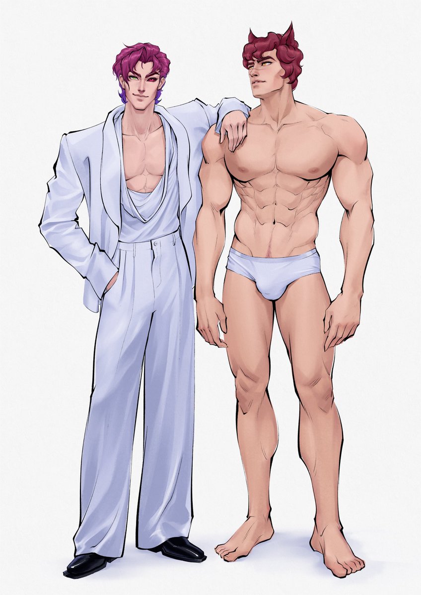 LaNympheSombre's tweet photo. Fashion brands ambassador boyfriends β¨
Sett is nervous doing his first runway so Kayn showed up backstage during fitting to support him π¨ββ€οΈβπβπ¨
#Heartsteel #Sett #Kayn #SettKayn #KaynSett https://t.co/nNLznj5qRN