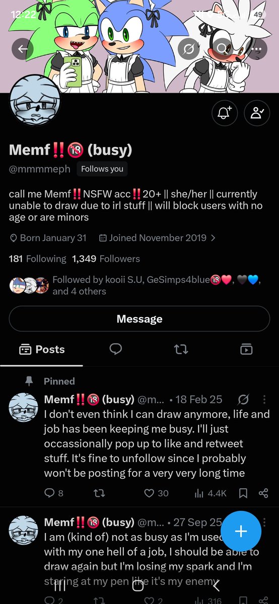 Vurrase's tweet photo. Hey guys, earlier this year I posted about an account saying they reported me by accident. That was actually a Scam unfortunately this user who I'm acquaintances with seems to have been hacked by someone, I got the same copy paste message from them. Please be careful😕 https://t.co/6S5nJ7kKL4