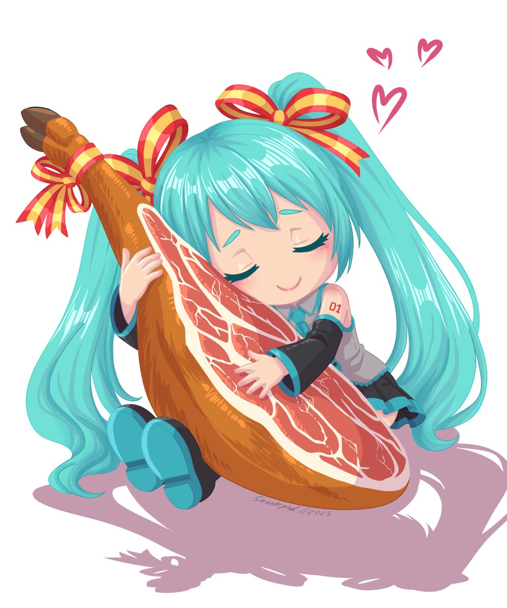 Sharkypady's tweet photo. Llego un par de días tarde pero le dije a @DanyBlueDragon  y a @Tobisito_44  que lo haría! Asi que aqui está! Vamos a cuidarte muy bien los proximos 4 años Miku <3 #MikuEspañola  ( Por cierto, TENGO COMISIONES ABIERTAAAAAAAAAASAAAAAAAAAAAAAHHH! Interesados, miren mi perfil : 3 ) https://t.co/uir3PYYsRP