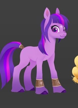 howzanet's tweet photo. Earth pony twilight is actually pretty interesting in concept. I like the idea of her being infatuated with magic and being an inventor. It's a fresh take on her with potential 

Not too sure about this design tho. I don't like when they switch the blue for purple https://t.co/PvbCySKZUa