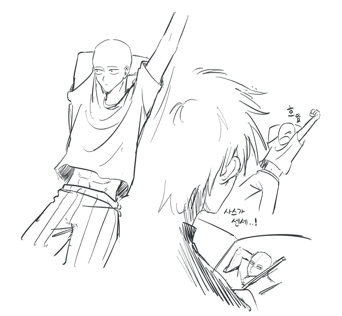 iko_0311's tweet photo. 스승들과 제자들
#onepunchman #ワンパンマン https://t.co/n65l1r2T6b