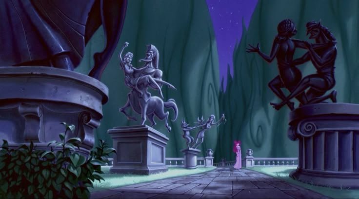 Nostalgicdisney's tweet photo. Ancient Greece in Hercules (1997) https://t.co/kOqc7aJglq