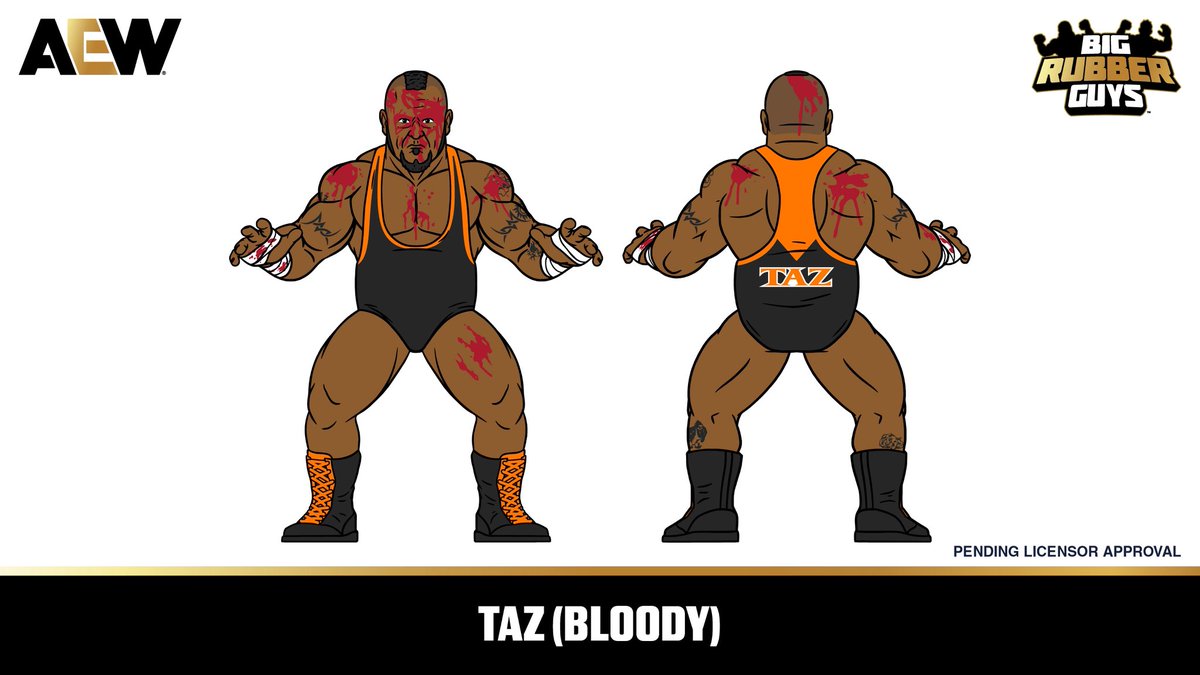 CollectMajor's tweet photo. The Icons division of @AEW Big Rubber Guys will see 2 versions of @OfficialTAZ!

Keep an eye out for release details!

Watch all reveals now at https://t.co/6BX0CxjpmJ

#CollectMajor
#ScratchThatFigureItch https://t.co/2fmYEDetU3