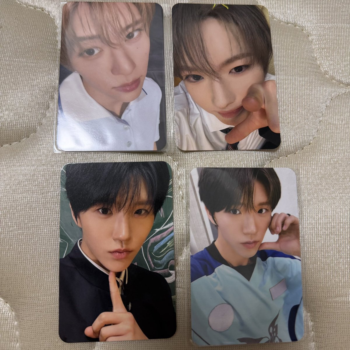 bubbles_qer's tweet photo. NCTWISH NCT WISH ウィシ YO-I-DON BOY MEETS GIRL トレカ 交換

【譲】 シオン サクヤ ジェヒ

【求】 ❤️リク > 💚ジェヒ （ジェヒはジェヒとの交換のみ）

大阪市内手渡し優先、郵送可能◎
お気軽にお声掛け下さい🙇🏻‍♀️ https://t.co/pHWdB6mbNB