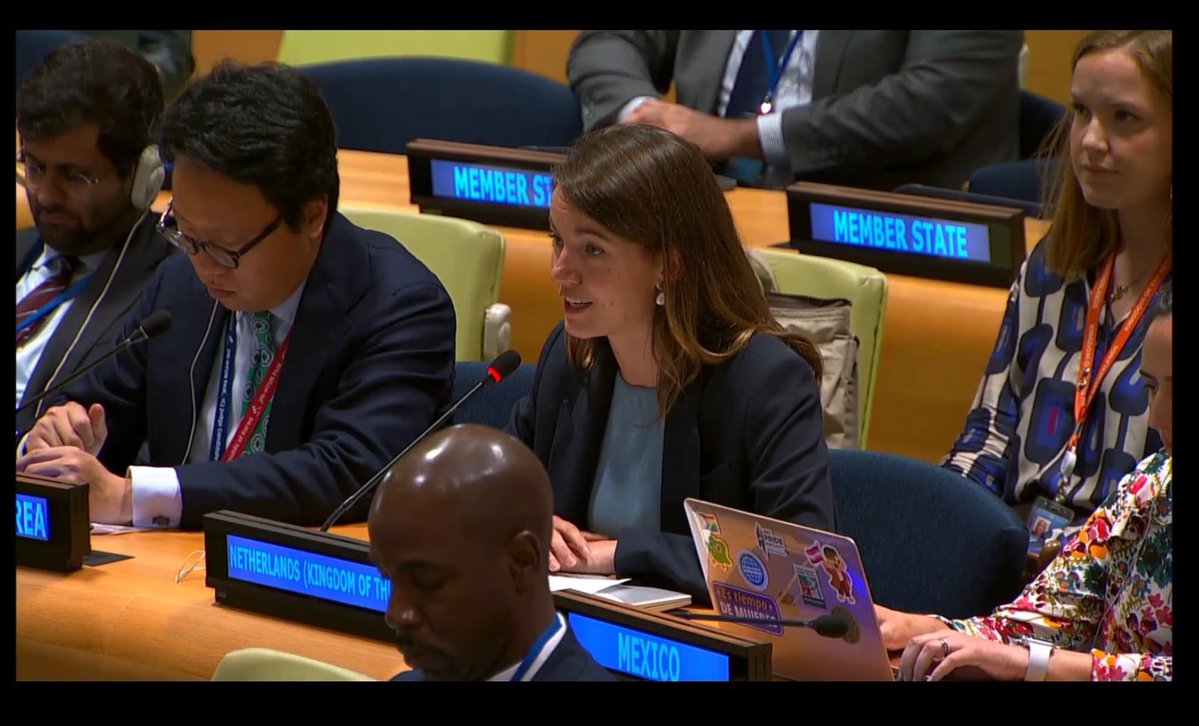 KingdomNL_UN's tweet photo. On behalf of #BeNeLux, #KingdomNL spoke at the Arria-formula meeting on transitional justice and missing persons in Syria, underlining

🔷victim-centred, rights-based transitional justice
🔷cooperation between national and international mechanisms https://t.co/ecv1PSwsAz