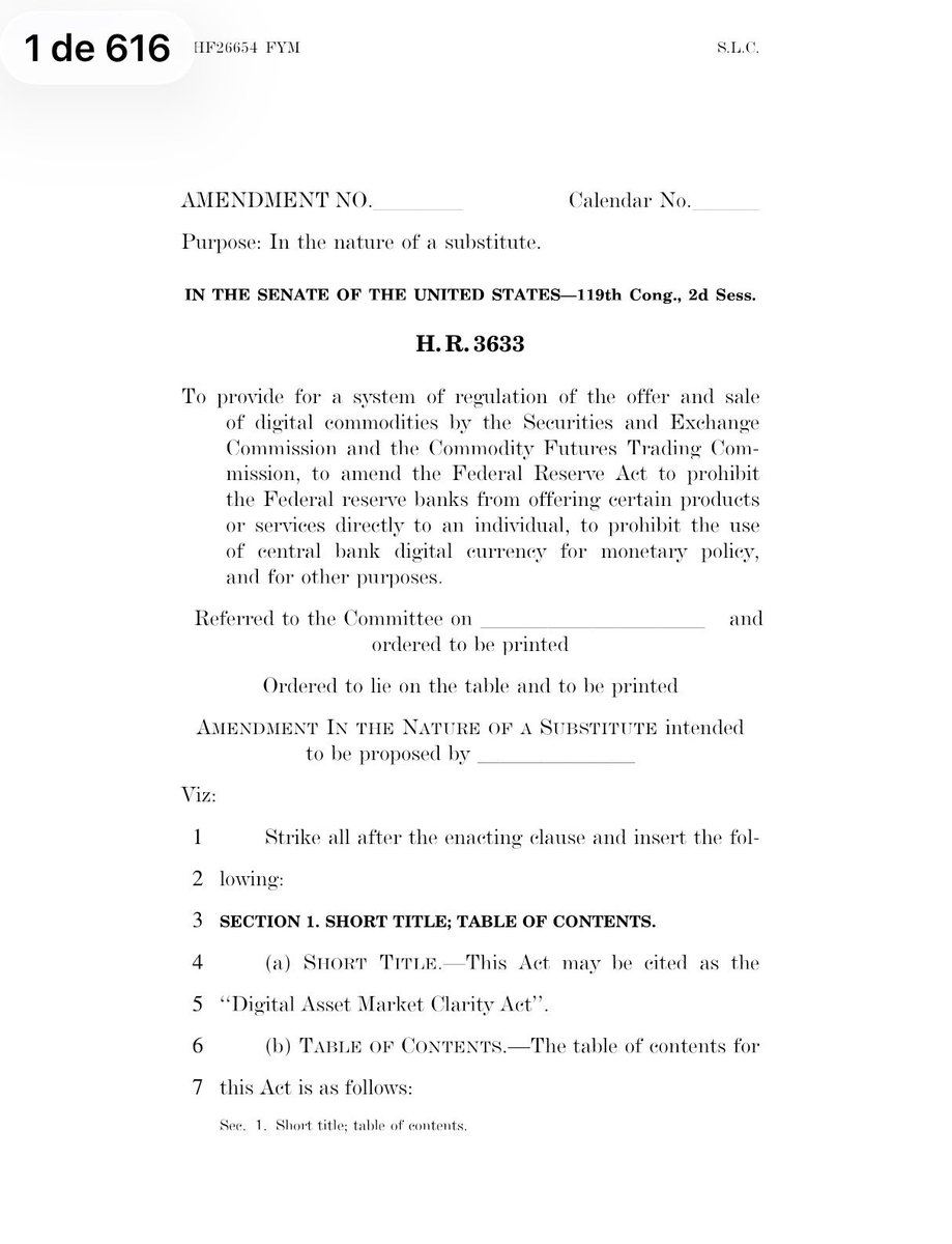 xrpaldia's tweet photo. Senado acaba de publicar versión actualizada Clarity Act, ¡Ahora sí de forma oficial! https://t.co/TrEP791fvs