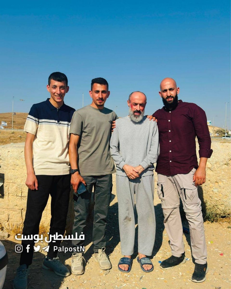 paramotornewss's tweet photo. 🔴 Yazar ve gazeteci olan tutuklu Abdüsselam Avad (55 yaşında), Nablus'un güneyindeki Aurta köyünden, 20 ay sonra İsrail hapishanelerinden serbest bırakıldı https://t.co/aaeq7eOEcz