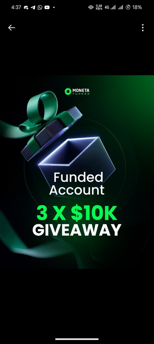 D_wlth's tweet photo. Giveaway opportunity 💰💰🔥🔥🔅

3X $10K MonetaFunded

How to enter:

Like,Retweet, Tag 3 people

Follow
@MonetaFunded @neo_prime77 @Traders_Waves @Ibhoomishah @D_wlth
Also follow:
@1HUMBLEX
@Ameer_Trader 

Make sure to partake in every task to have high chance to become the winner 🏆