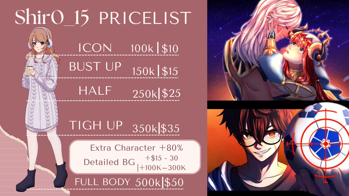shir0_15's tweet photo. #URGENT
#WTS
Urgent commission! Sedang butuh uang buat jalan pulkam. 😭😭 
[Like + retweets are appreciated]
#zonauang #commission #OpenCommission #artidn https://t.co/SuT2rtdLYK
