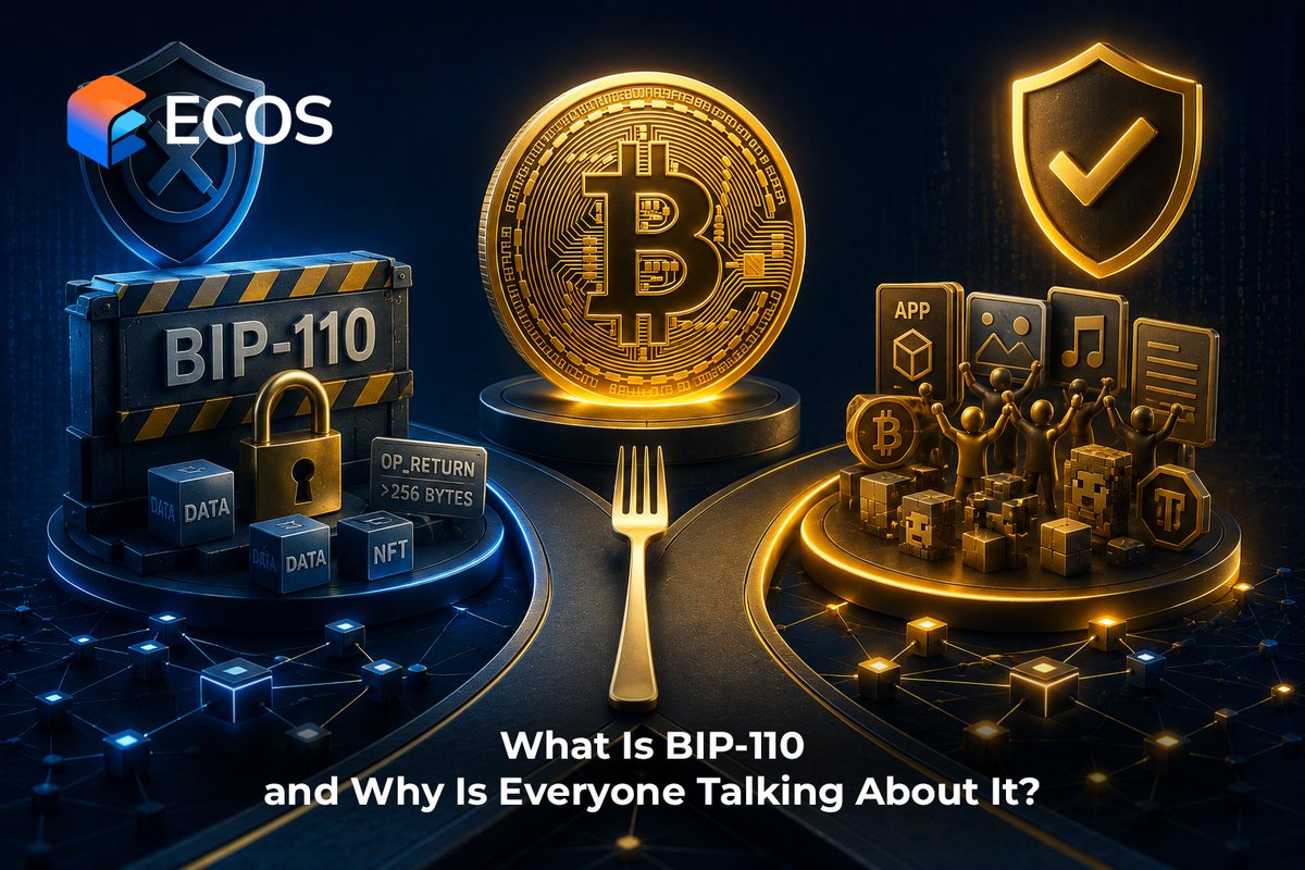 ecosmining's tweet photo. BIP-110 is one of Bitcoin's hottest debates right now. 🚀 Learn what a soft fork is, how Bitcoin protocol upgrades work, and why this proposal has developers, miners, and BTC holders divided. Read more: https://t.co/VMnXsNBtcL https://t.co/z1TFQ5LPap