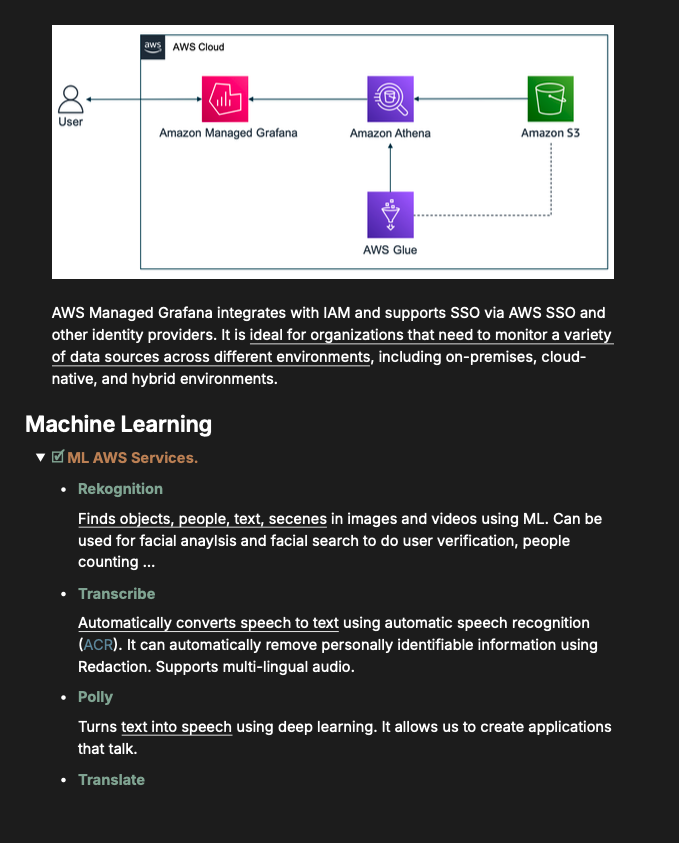 AyamKattel's tweet photo. Day 52 of #60DaysOfLearning2026!
Data & ML
• Lake Formation: Build secure data lakes.
• MSK: Managed Apache Kafka.
• Managed Grafana: Dashboards & monitoring.
• AI Services: Rekognition, Transcribe, Polly & Translate.
@lftechnology #LSPPDay52 https://t.co/B3BUsF6Poi