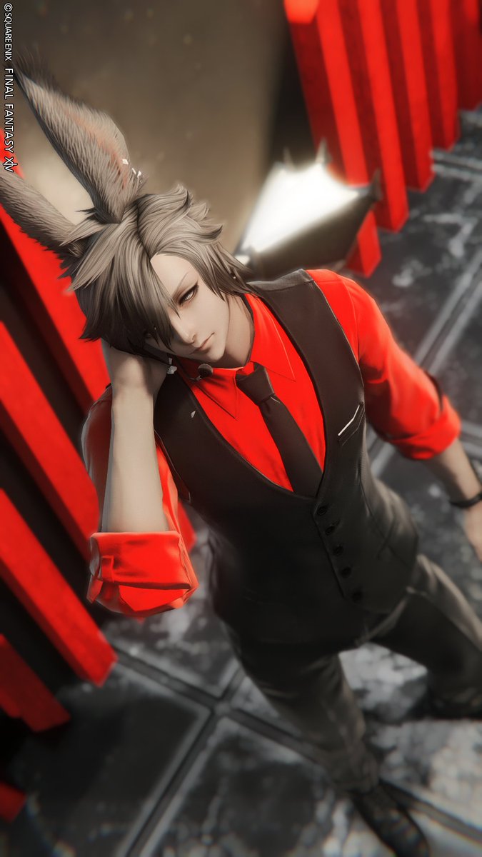 ffxivrp_ren's tweet photo. 閉店後、 #Fapo のロビーがスタジオっぽく撮れるのでは…？と思い試してみました📷 
ビビッドなウッドスラットがオシャレですね https://t.co/7eHoabSRz5