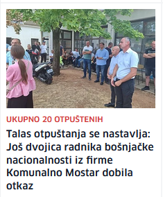 drnislija's tweet photo. Pa dobro, htio se "jedinstven" Mostar i ujedinjavanje komunalnih službi. Iskali ste, eto vam ga. https://t.co/oPCzi3Cb7j