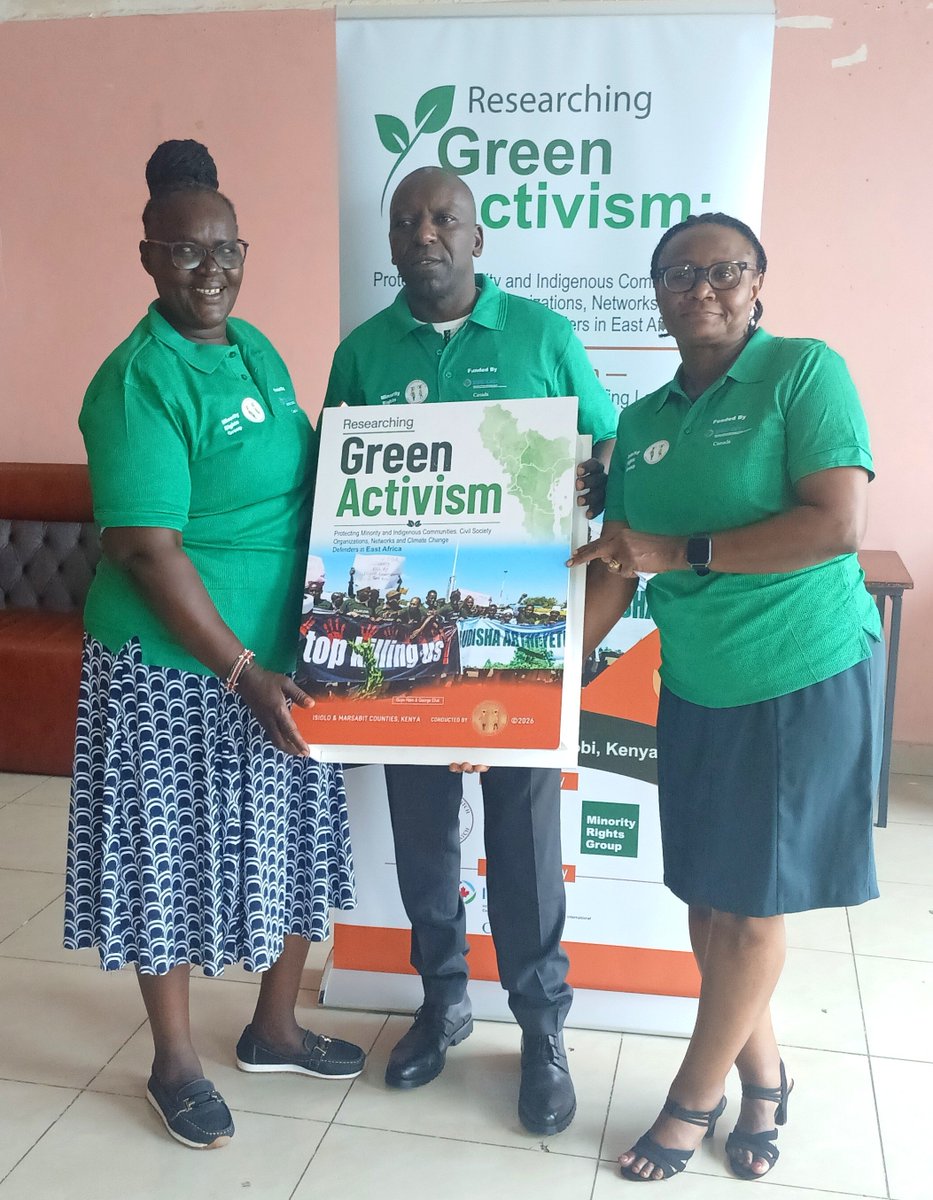 RRightsAfrica's tweet photo. Researching Green Activism!
Today,we joined fellow Environmental Human Rights Defenders for a regional launch of study focusing on the intersection between climate change, Environmental Human Rights Defenders(EHRDs) and civic space among indigenous communities in 🇺🇬 🇰🇪 and 🇹🇿 https://t.co/IaNwXFyRDS