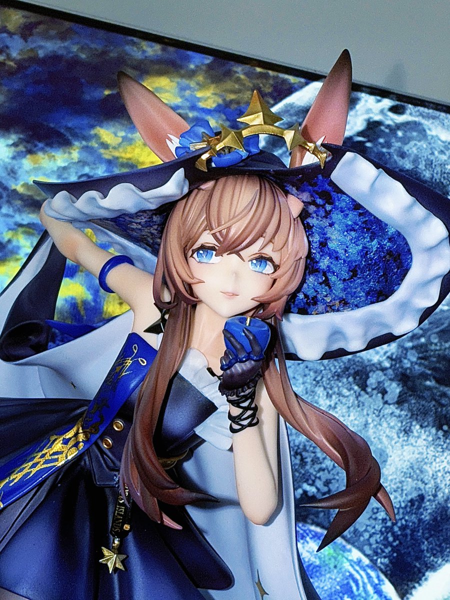 sirixius's tweet photo. 寰宇独奏
涂装: @葫芦 老师制作了wf2024阿米娅 不觅浪尘梦醒ver
原型: @yadonna_ab 老师！好美的兔兔 老师伟大

#阿米娅 #明日方舟 #gk涂装 #手办 #音律联觉 https://t.co/3rJ1tuLwjB