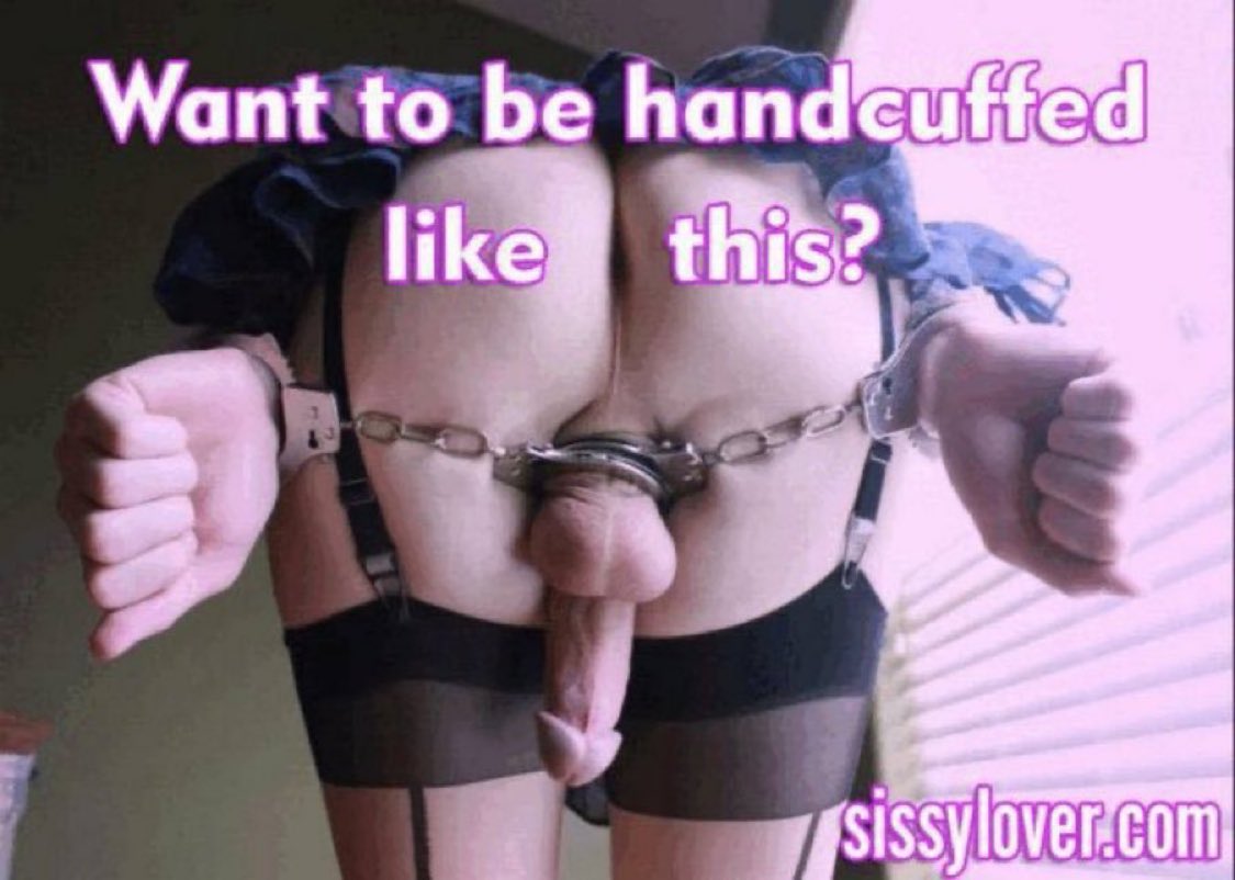 Humiliation92m's tweet photo. Retweet if you would love to be  cuffed &amp; Pegged 💦💦 https://t.co/1BTGDRxiEi