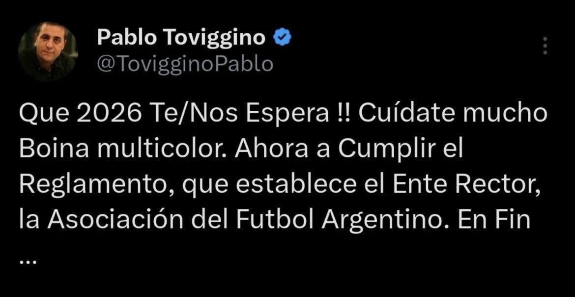 escueladelbidon's tweet photo. Que 2026 los espera @TovigginoPablo @tapiachiqui https://t.co/1ihU0BEuNc