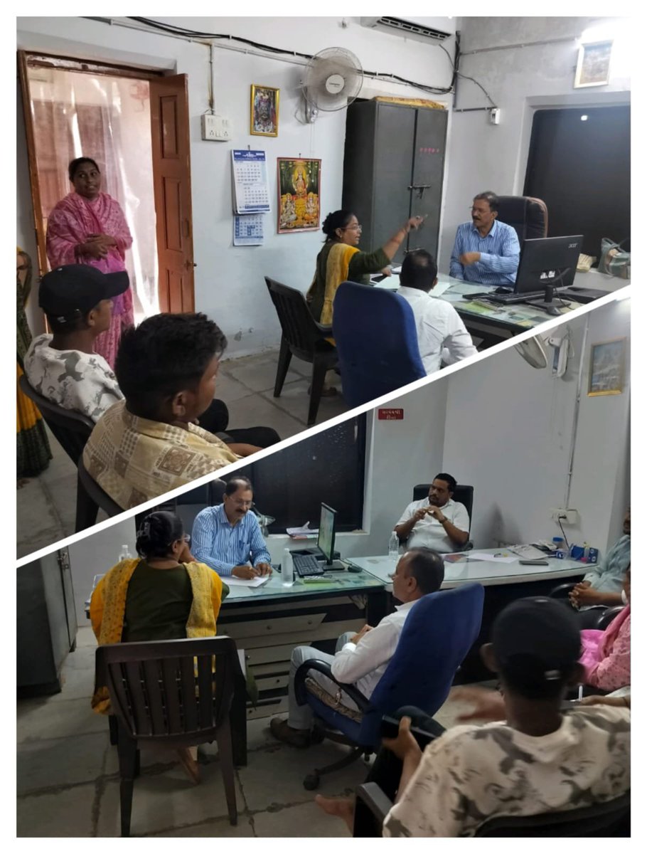 AslaliPhc's tweet photo. Today Under the MODEL GPDP initiative,Respected CDHO sir visited Navapura/Timba/Miroli &amp; Vasai villages.Meeting was attended by Talati,Sarpanch Shree &amp; local community leaders and following points discussed:-
-GPDP initiative-Sequential Planning-Supervision &amp; Followup PHC-ASLALI https://t.co/Am9PregewK