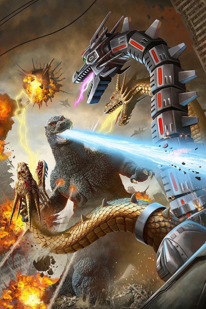 monsterasiazero's tweet photo. Summer Of Godzilla!
#GodzillavsKingGhidorah Gallery
Godzilla vs Mecha-King Ghidorah By Pablo Olivera https://t.co/uCsf9eUe37