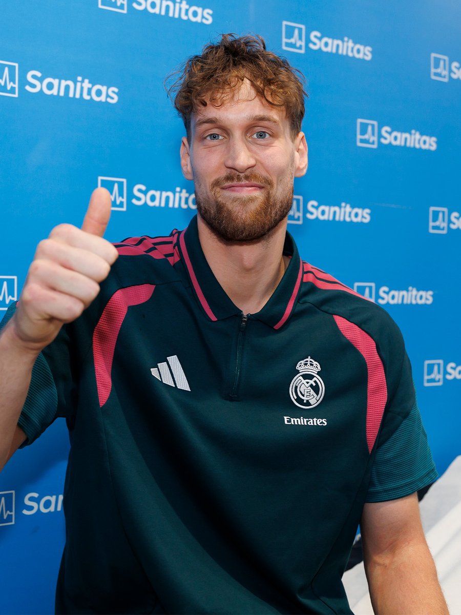 RMBaloncesto's tweet photo. 👍 Mikael Jantunen 👍
✅ Reconocimiento médico
🏥 Hospital Blua @Sanitas Valdebebas https://t.co/DW294mrorA