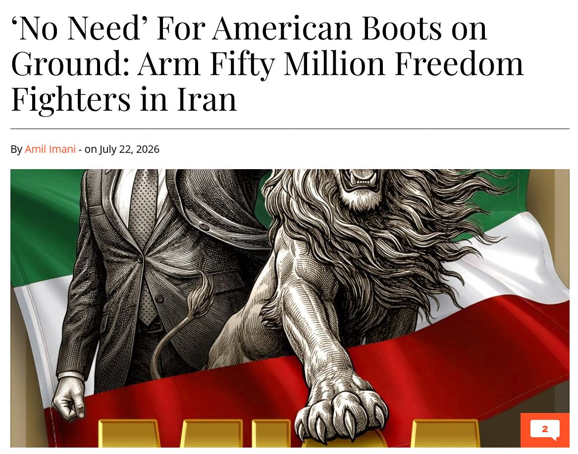 akita77's tweet photo. The Islamic Revolutionary Guard Corps (IRGC) is a blood-soaked cartel that holds eighty-five million citizens hostage through terror, extortion, and executioner squads. American foreign policy stands on the brink of a catastrophic blunder if foreign boots step onto Iranian soil to fight a battle that belongs strictly to the Iranian nation.

Foreign invasion breeds public resentment, fuels regime propaganda, and converts internal liberation into international chaos. Tehran thrives on the narrative of foreign military aggression. The predatory machine uses every external threat to crush dissent, silence opposition, and force citizens under the iron-grip of national defense mandates. A military force composed of foreign soldiers destroys the strategic legitimacy of a domestic revolution. It degrades a sacred war for freedom into a messy conflict of occupation. The world must reject foreign boots on the ground. Iran demands zero foreign infantry. Iran demands zero foreign blood spilled on its sacred soil.

Fifty million Iranians stand ready to fight, mobilize, and destroy the tyrannical state apparatus. These millions of brave patriots demand their full birthright. They demand total victory over their brutal captors. Their courage burns brighter than all the violent terror tactics of the state. Their commitment to total victory stands solid against tyrant weapons and bloodthirsty militias. These Fifty million fighters represent an unstoppable wave of human determination. They know every street, square, and alley in Tehran, Shiraz, and Isfahan. They know every regime stronghold, every command bunker, and every corrupt official. They hold the ultimate strategic advantage: absolute passion for their homeland and absolute hatred for their executioners.

The global community owes these freedom fighters a Coalition of the Willing. This coalition must supply two vital assets: ironclad moral support and lethal, high-grade weaponry. The Iranian population rejects foreign infantry; they demand foreign arms. Western allies must transfer rifles, ammunition, drone systems, military communication technology, and anti-armor weapons direct to the domestic resistance. Supply the logistics networks. Provide tactical satellite intelligence. Cut off every economic lifeline of the cleric state. Freeze the stolen billions hidden in overseas banks. Starve the predatory regime while you arm the population to the teeth.

The cleric dictatorship is a doomed leviathan. The current power structure relies entirely on raw violence, street executions, and psychological dread. Yet fear now shifts direction. The executioners dread the wrath of the streets. The street level resistance craves the weapons to strike back with overwhelming force. Give these freedom fighters the proper equipment to dismantle the IRGC piece by piece. When the citizens acquire modern arms, the balance of power shifts instantly. The IRGC command structure will collapse under the weight of an armed civilian uprising. Mercenaries desert their posts when the resistance hits back with equal firepower.

Foreign troop deployments create permanent dependence, mass destruction, and regional chaos. Look at the tragic history of foreign ground wars across the region. Foreign ground interventions destroy states; domestic liberation constructs real republics. A nation that wins freedom through its own sacrifice guards that freedom forever. The Iranian people will build a sovereign, secular, free nation upon the ruins of cleric rule. They will accomplish this historic triumph with their own hands, their own strategies, and their own courage.

A Coalition of the Willing must act now without delay or hesitation. Global leaders must proclaim unconditional support for the Iranian revolution. They must recognize the domestic resistance as the sole legitimate leadership of Iran. Total diplomatic isolation must crush every regime diplomat across the globe. Expel regime envoys from international organizations. Shut down front companies that feed the IRGC extortion apparatus. Let the world witness total regime isolation while heavy shipments of arms flow to the resistance network.

The IRGC is a regional cancer. Its toxic network spreads shrapnel, terror, and slaughter across the entire Middle East. It funds armed proxies, develops deadly arsenals, and oppresses millions within its borders. Yet its primary vulnerability lies inside Iran, exposed to the fury of million combatants ready to strike. Foreign armies fail to dismantle an entrenched authoritarian apparatus through air strikes or foreign ground invasions. Only the domestic population holds the moral authority and tactical awareness to tear down the dictator state completely.

The road ahead remains clear, precise, and absolute. Reject ground forces. Deny the regime its primary propaganda shield. Assemble a Coalition of the Willing committed to the swift delivery of war material to the Iranian street resistance. Provide unblocked satellite communications. Send advanced defense equipment direct to underground resistance cells. Fuel the flame of liberty with loud, relentless moral support from every free nation across the globe.
Millions of Iranians await the arms to execute this historic mission. They occupy the front lines of freedom right now. They face live fire with bare hands and fierce resolve. Imagine their destructive power against tyranny once armed with advanced weapons and backed by international solidarity. The era of executioner rule will end. The blood-soaked regime will fall. The Iranian people will eliminate the IRGC, reclaim their homeland, and restore their rightful place among free nations. Send the weapons, back the people, and witness the rise of a free Iran under the leadership of Prince Reza Pahlavi for a transitional government.