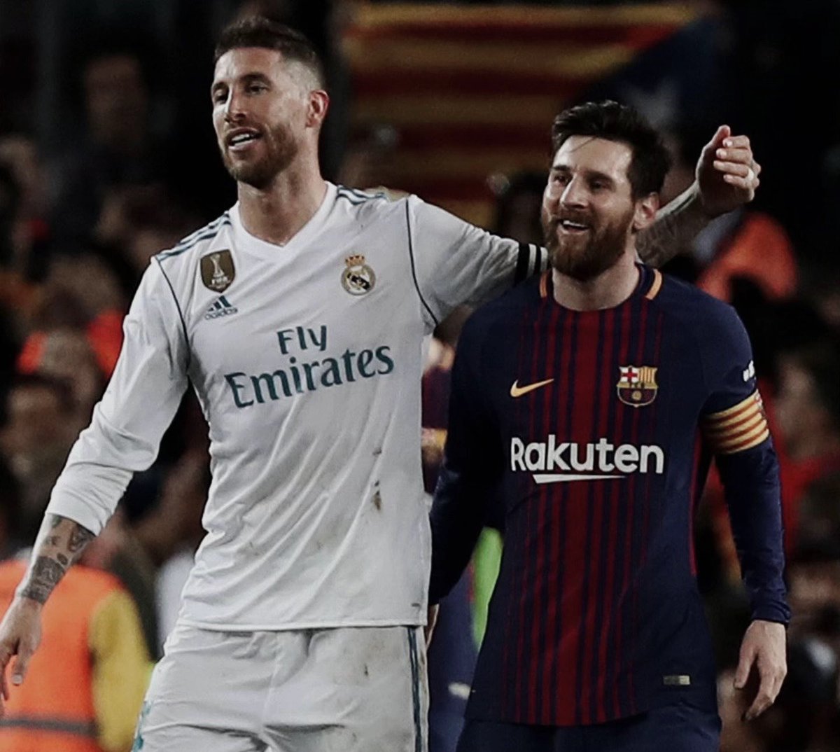 fcb_elias1's tweet photo. 🚨Sergio Ramos on facing Lionel Messi:

🗣️ “People think they understand what it's like to play against Lionel Messi. Trust me... they don't. I spent years trying to stop him, studying him, tackling him, chasing him and still walking off the pitch wondering how he escaped again. He made some of the greatest defenders in football look completely helpless.”

“There were nights I hated seeing his name on the team sheet because you knew one mistake, one second of switching off, and he'd punish you without mercy. Playing against him wasn't just physically exhausting it destroyed you mentally.”

“Now that I can watch him without having to stop him, I appreciate something I couldn't fully appreciate back then. We weren't just playing against a great footballer... we were playing against football history in motion.”

“I've faced the best players of every generation, lifted the biggest trophies and battled the toughest opponents. But if you ask me who the greatest footballer this sport has ever produced, my answer will always be the same Lionel Messi. There will never be another like him.