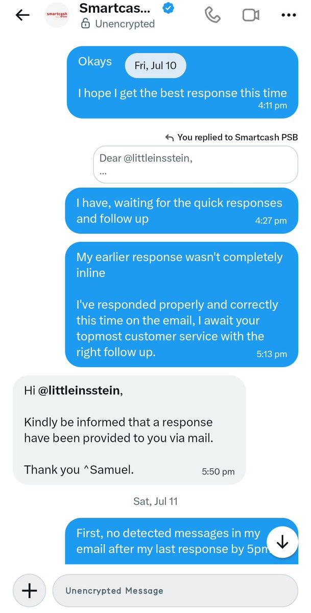 littleinsstein's tweet photo. @smartcashpsb I didn't inbox them since July the 11th cuz I'm pretty sure I will be messaging a ghost. https://t.co/1LwGAdivNY