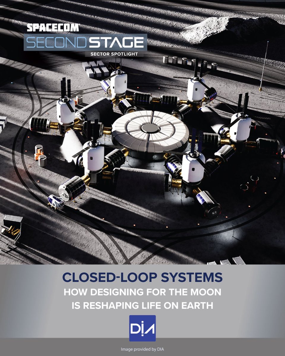 SpaceComExpo's tweet photo. Could the key to sustainable living on Earth come from the Moon?
The challenges of surviving beyond Earth are driving new approaches to energy, water, waste management, and resource efficiency. 

Read "Closed-Loop Systems and Earth Applications":
https://t.co/0MwvLKDoCx https://t.co/gOckMhqn6L