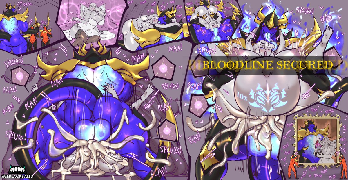 ZeBlackBallD's tweet photo. Commission for @/eelctrick and  @/LadyDexo https://t.co/840bvbTBIY