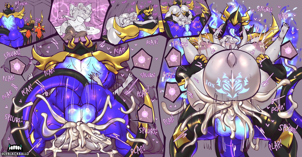 ZeBlackBallD's tweet photo. Commission for @/eelctrick and  @/LadyDexo https://t.co/840bvbTBIY