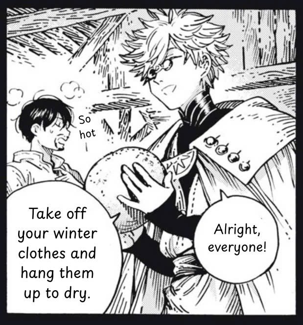 JuLilimolia's tweet photo. Olly's a Northerner, so the cold doesn't seem to bother him at all. My princess... ❄️ 

#wha98 #whaspoilers https://t.co/Ta9hGxUzh2