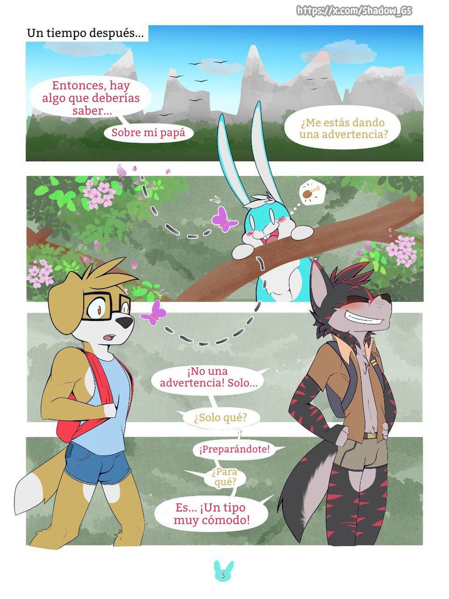 Shadow_vet3's tweet photo. Traducción hecha por mi.
Comic: Llamadas de la naturaleza.
Artista original : @TheEpicBunBun
Parte 1.
#Furry #Rule34 #español #exhibiciónismo #incesto #Gay #anal https://t.co/1fkaJ6cvTw
