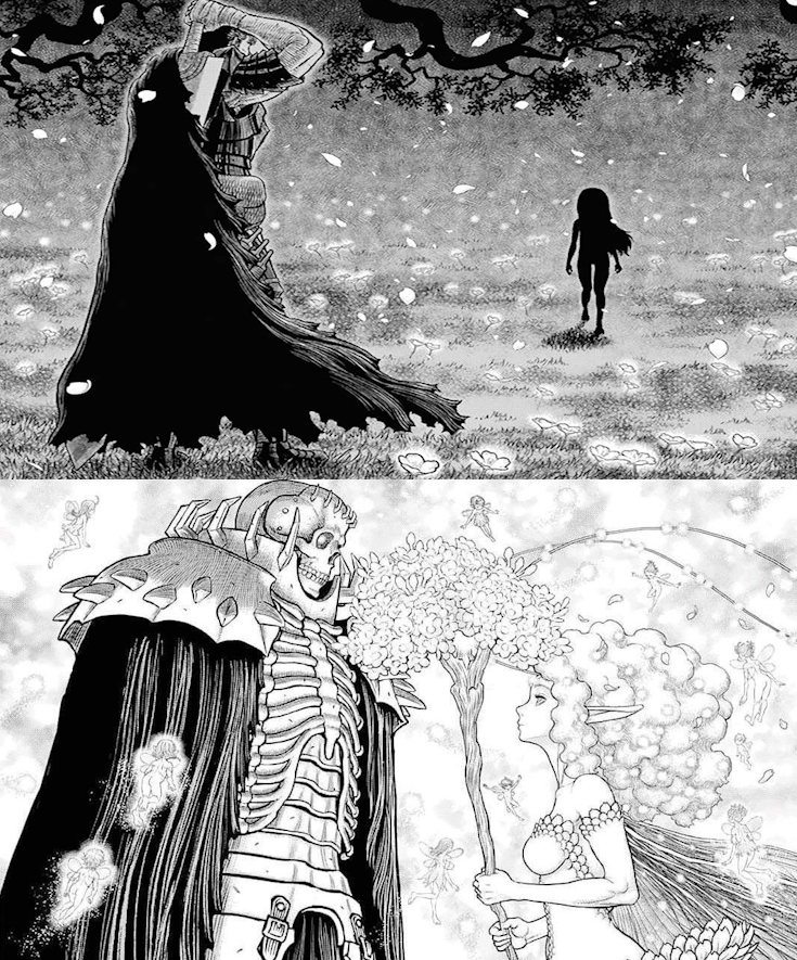 unkinglyhalf's tweet photo. The parallels 😱 #Berserk https://t.co/ZklemN71or
