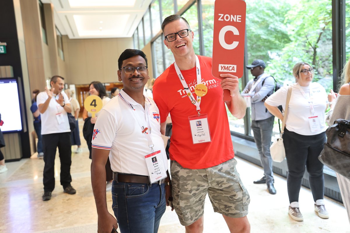 YMCA_Canada's tweet photo. Another incredible day at the 21st YMCA World Council!
 
Delegates explored Toronto, connected with local communities, and experienced YMCA impact through excursions. Ended the day the East Coast way - with an unforgettable Canada House full of hospitality, food, music, and fun! https://t.co/4OnFm3RpPL