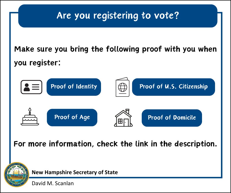 New Hampshire Secretary of State tweet media