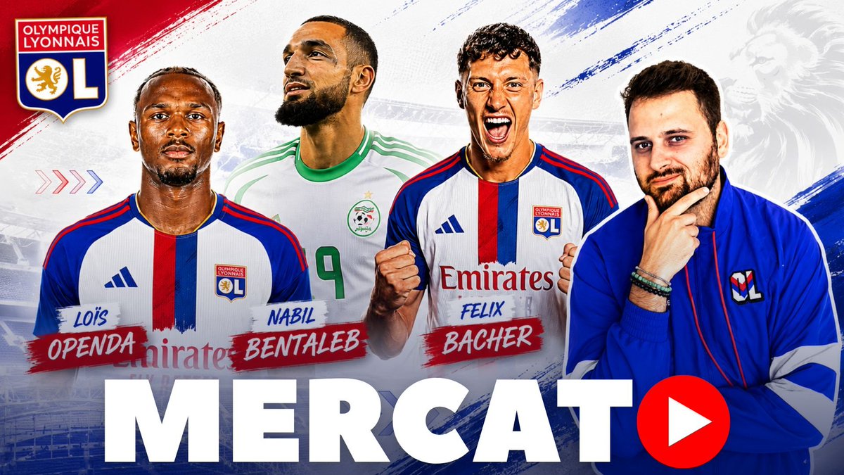 UnGoneExpa's tweet photo. ⏰️ #Mercato #OL : #Bacher, #Bentaleb et #Openda, des choix cohérents ?
Bon visionnage les amis ! 😘
📎 https://t.co/6xRMfOprIT https://t.co/ZD8zWBtwAo