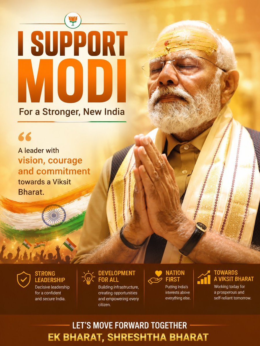 Anitha_Chandraa's tweet photo. Support Modi !

Repost if you do. https://t.co/2Ao5XPrLHB