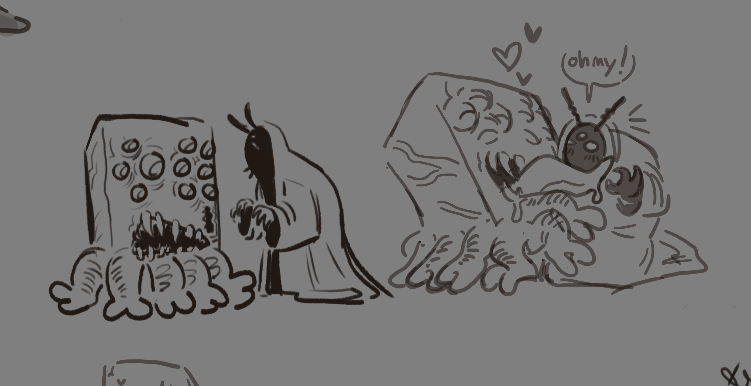stickygumz's tweet photo. i also have morton and audrey doodles :0) https://t.co/Fc6G2XZl6p