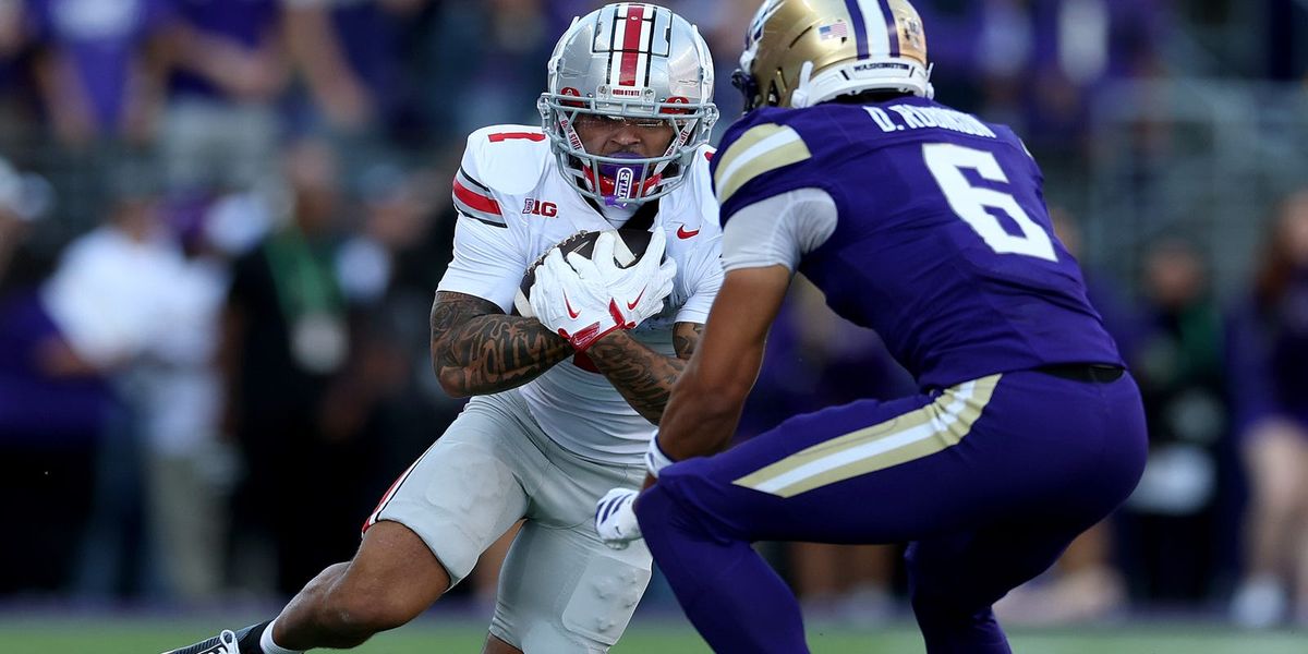 TrojansWire's tweet photo. Washington secondary presents defining challenge to USC receivers

📸 Steph Chambers, Getty Images https://t.co/wJ0uyrbfeO https://t.co/YewA2NSxWY