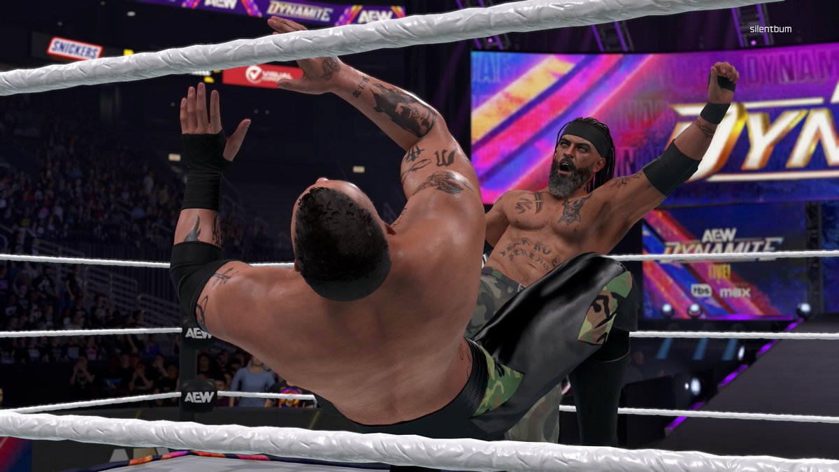 silentbum's tweet photo. The Brothers Clash

One of my favorite matches I’ve had in 2K this year, thanks to the awesome work of folk like @PAC_Creates.  #briscoes #wwe2k26 (1/2) https://t.co/THr6Zd9ADi