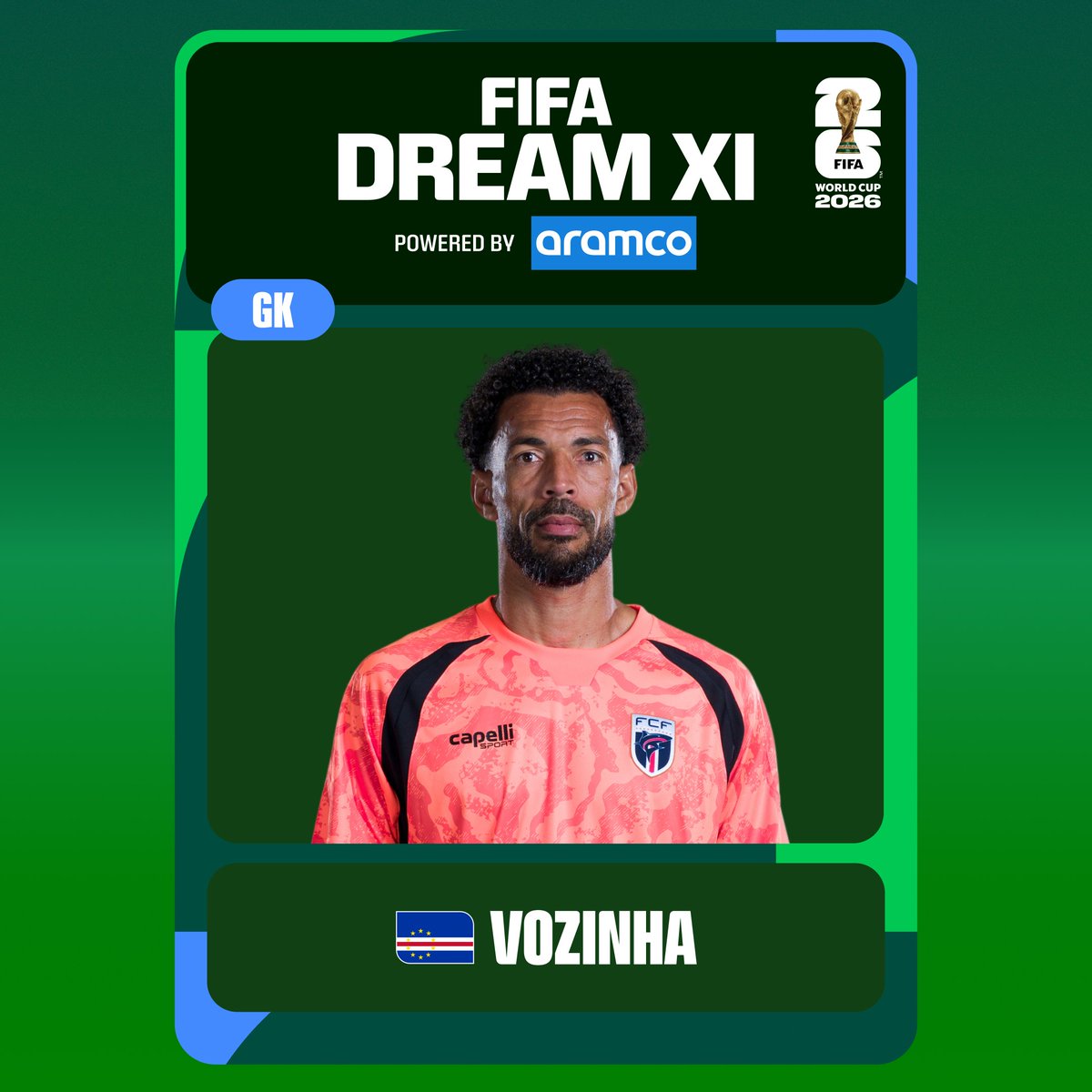 FIFAWorldCup's tweet photo. Your FIFA Dream XI is here ⭐

Your favourite players, chosen by fans around the world. This is the FIFA Dream XI powered by @aramco

#FIFAWorldCup #DreamXI
